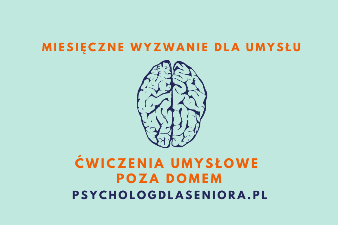 Ćwiczenia umysłowe poza domem dla osób starszych