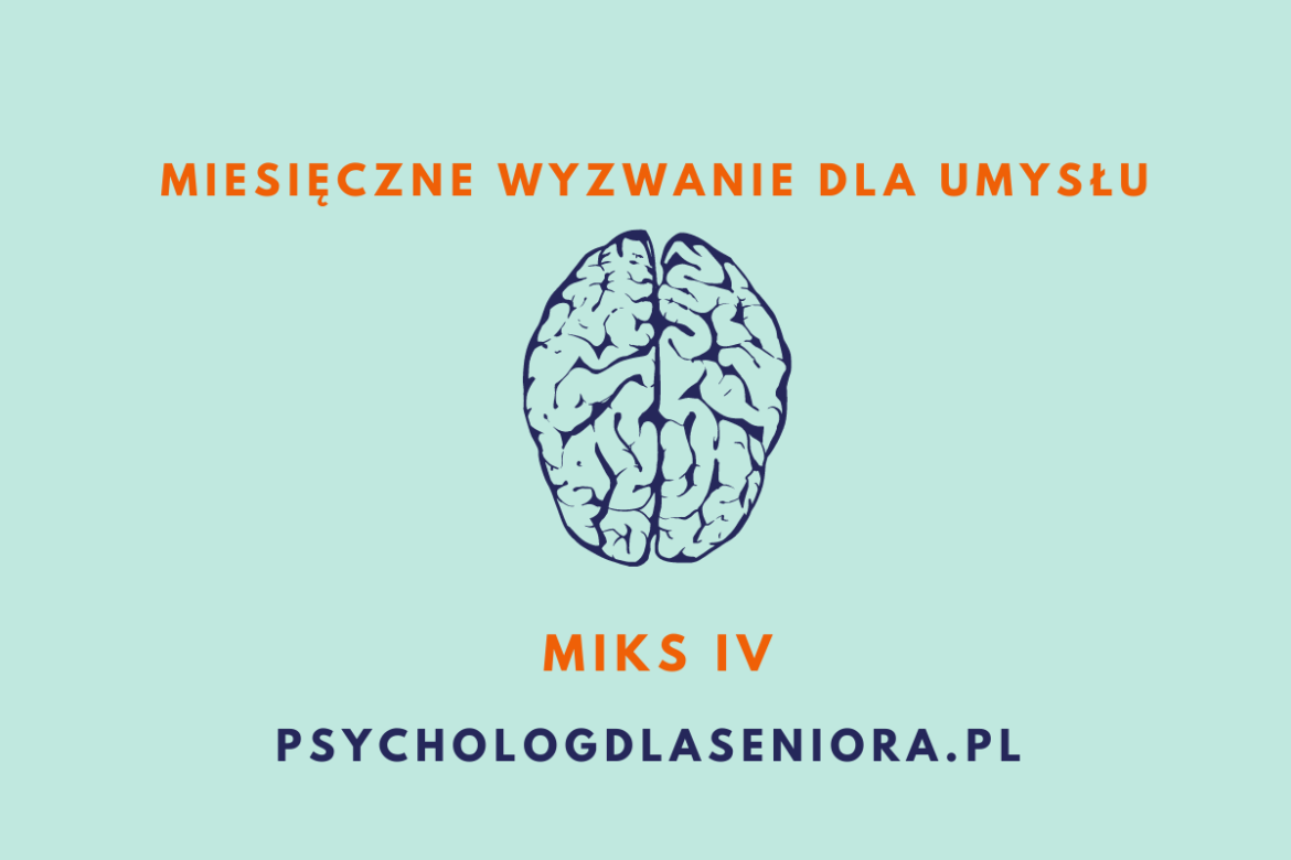 Różne ćwczenia umysłowe dla osób starszych